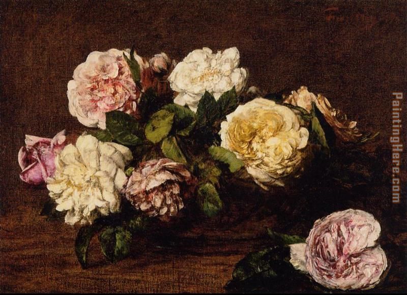 Henri Fantin-Latour Flowers Roses I